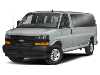 gray chevy express passenger