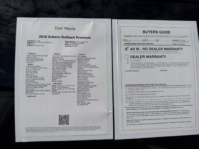 2026 Subaru Outback Premium