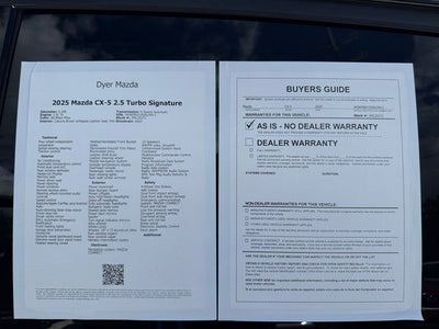 2025 Mazda Mazda CX-5 2.5 Turbo Signature