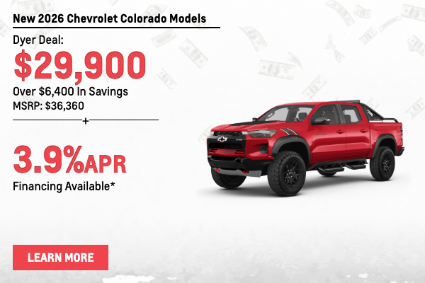 New 2026 Chevrolet Colorado Models for sale Lake Wales