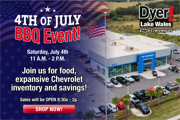 July 4th Sales Event at Dyer Chevy