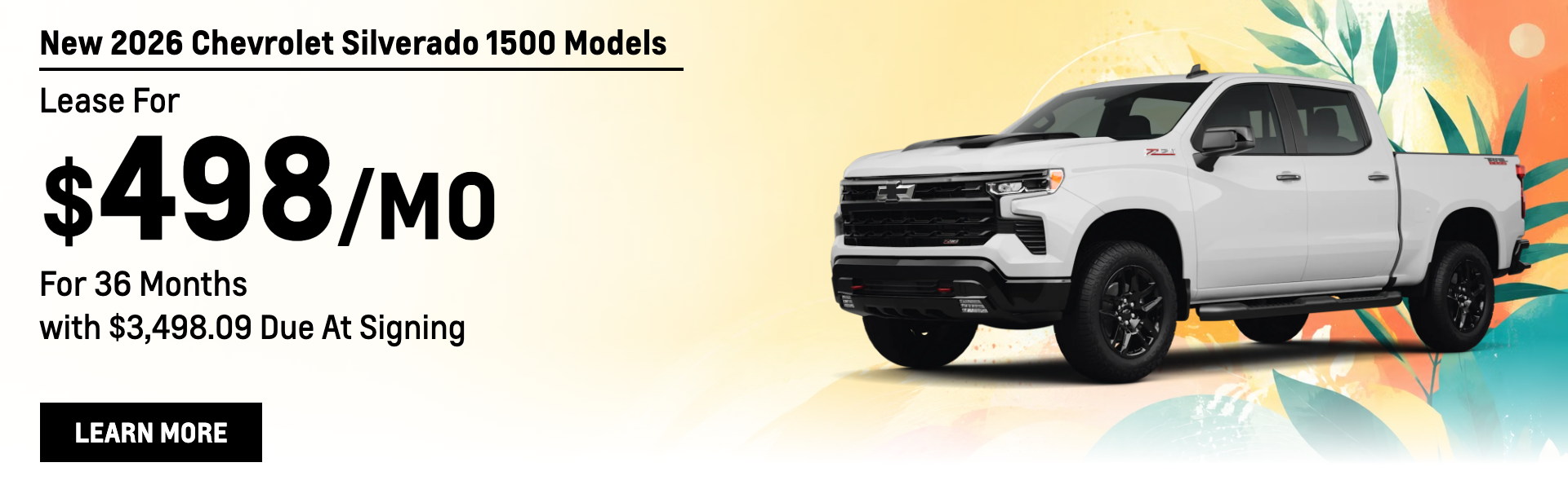 New 2026 Chevrolet Silverado 1500 Models