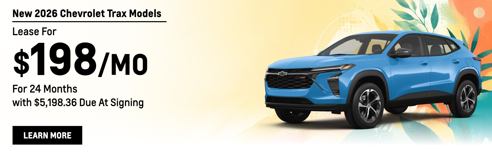 New 2026 Chevrolet Trax Models