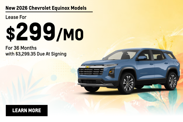 New 2026 Chevrolet Equinox Models