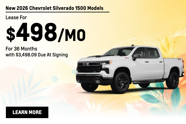 New 2026 Chevrolet Silverado 1500 Models