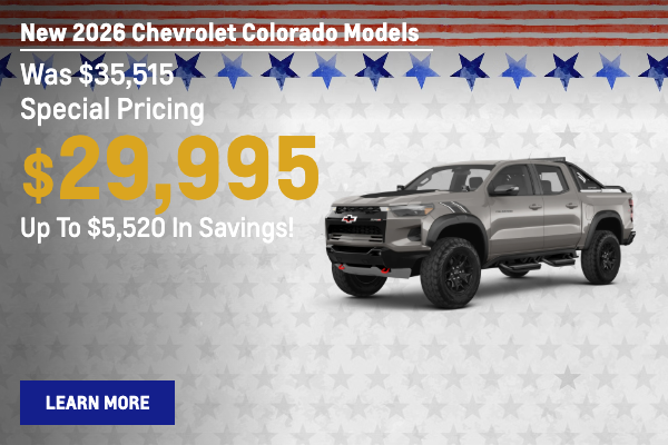 New 2026 Chevrolet Colorado Models