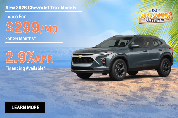 New 2026 Chevrolet Trax Models for sale Lake Wales