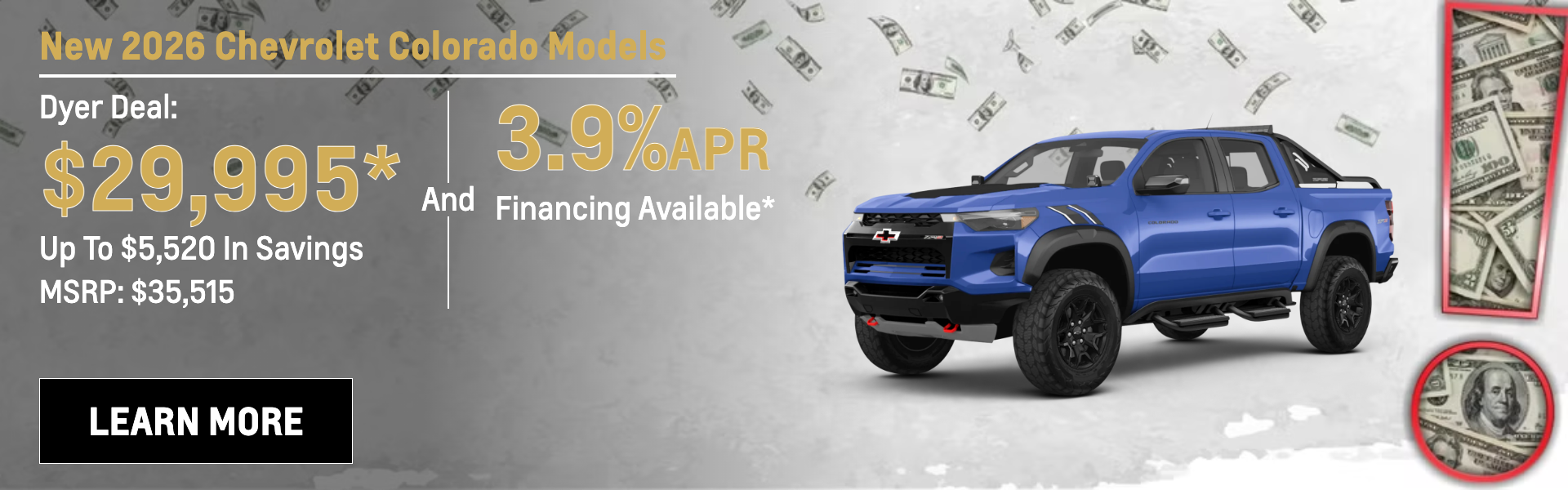 New 2026 Chevrolet Colorado Models Lake Wales