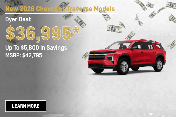 New 2026 Chevrolet Traverse Models Lake Wales