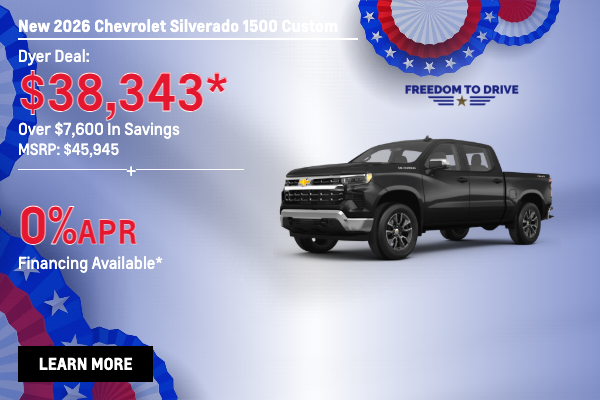New 2026 Chevrolet Silverado 1500 Custom