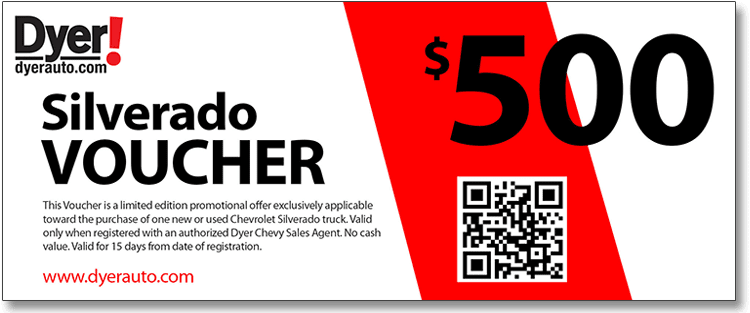 500 dollar voucher silverado